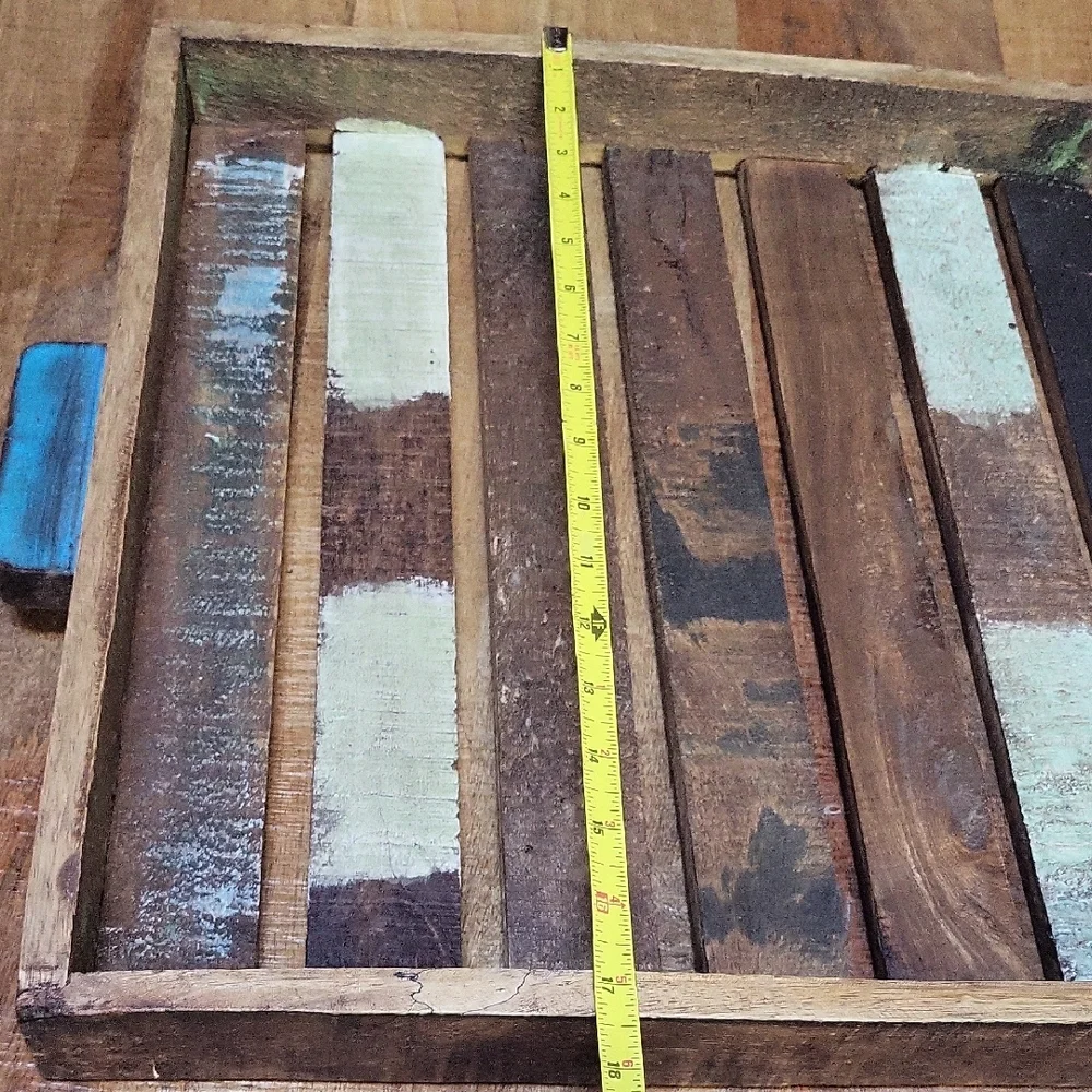 Rustic Wooden Bath Tray